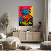 Axolotl Tiger Poster