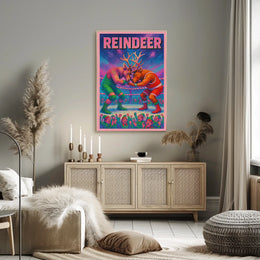 Reindeer Wrestling Showdown Poster