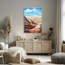 Petrified Forest National Park Vintage Travel Poster