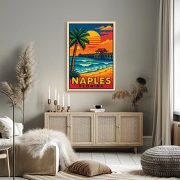 Naples, Florida Tropical Paradise Poster