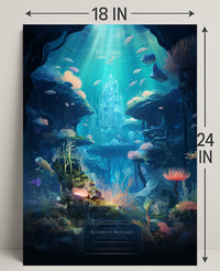 Enchanted Underwater Realm Poster