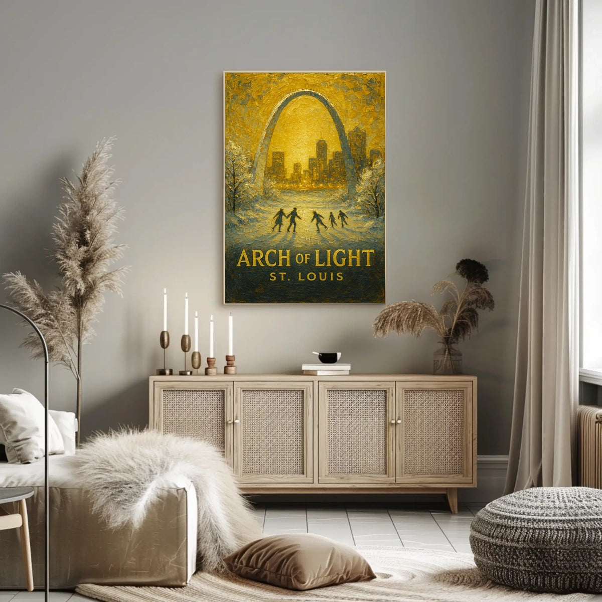 Arch Of Light St. Louis Poster