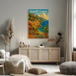 Breathtaking Beauty Carved by the Sea Poster