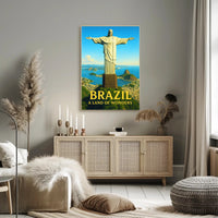 Brazil A Land of Wonders Poster PosterGoat
