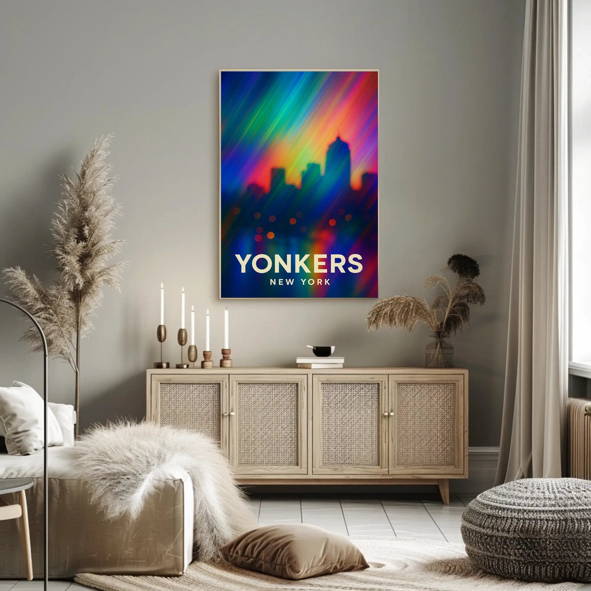 Yonkers Skyline Poster