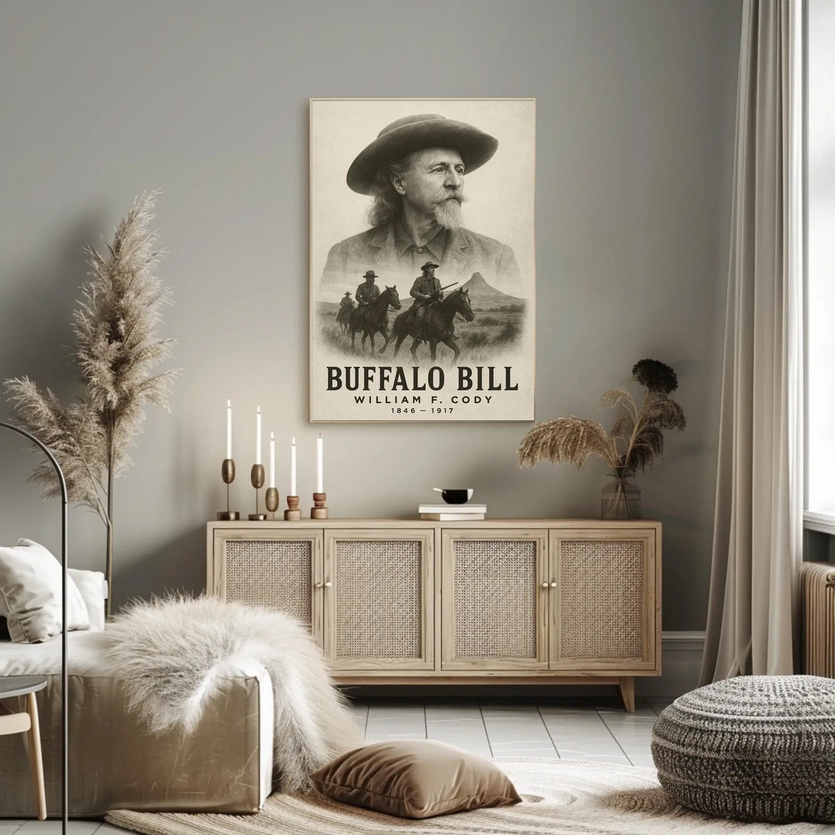 Buffalo Bill Wild West Tribute Cultural or Heritage Poster