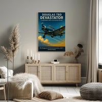 Douglas Devastator Poster Vintage Aviation Print