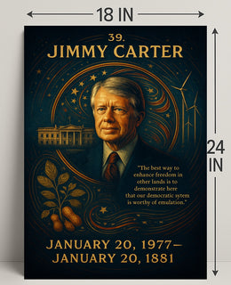 Jimmy Carter Civic Impact Gallery Print Poster PosterGoat
