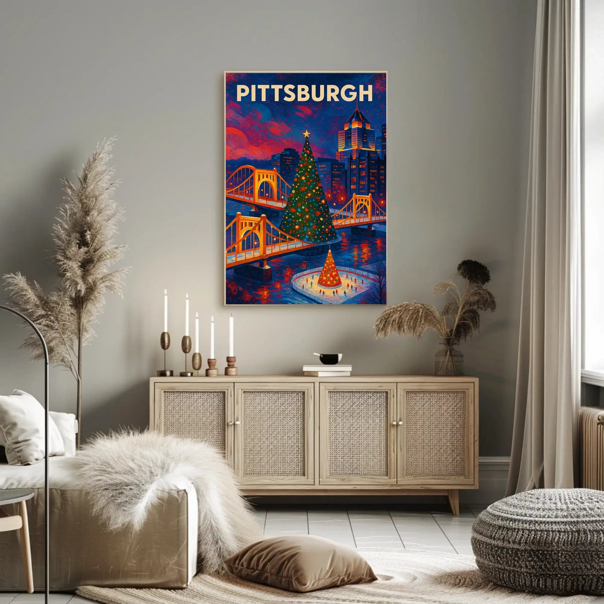 Pittsburgh Winter Wonderland Poster