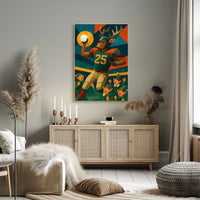 Reindeer Quarterback Extravaganza Poster