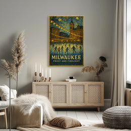 Milwaukee Frost And Firelight Poster
