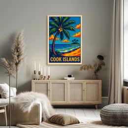 Tropical Paradise Cook Islands Poster