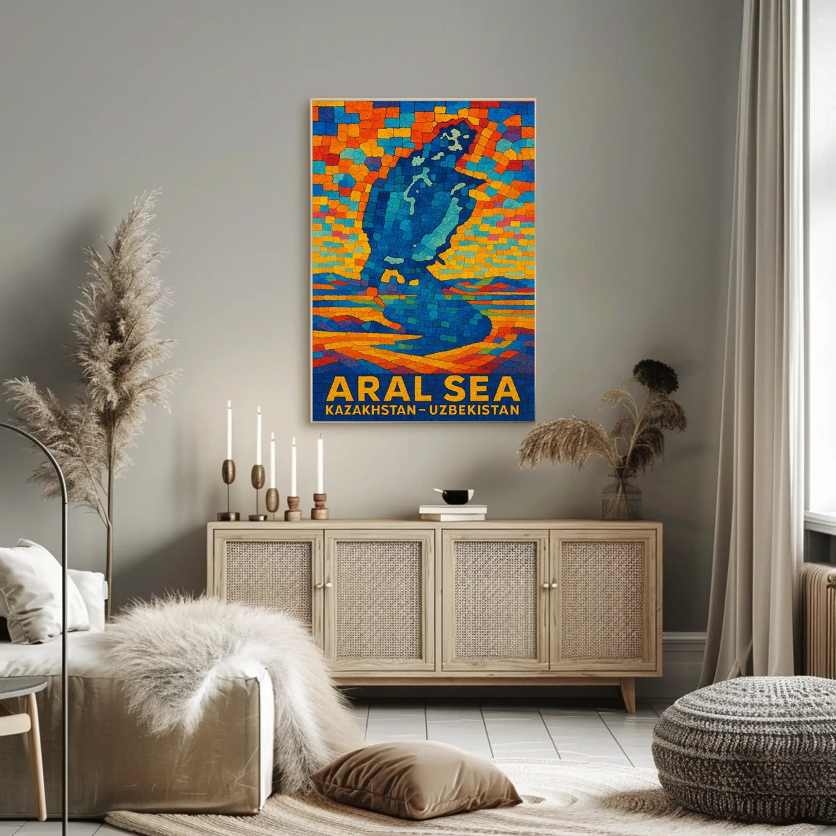 Aral Sea Kazakhstan And Uzbekistan Poster