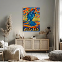 Aral Sea Kazakhstan And Uzbekistan Poster