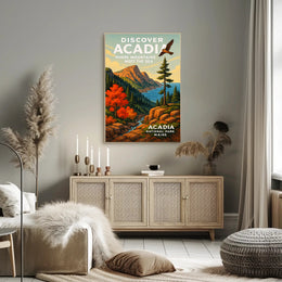 Discover Acadia National Park Poster PosterGoat