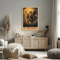 Abstract Urban Landscape Stylized Poster