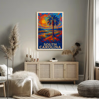 South Carolina Sunset Poster