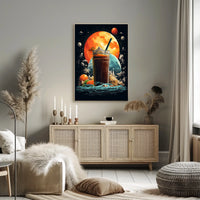 Cosmic Beverage Adventure Poster