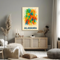 Vibrant Alabama Poster