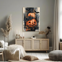 Halloween Classic Jack-o'-Lanterns Artistic Poster