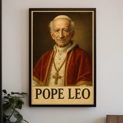 Portrait of Pope Leo XIII Portrait Poster