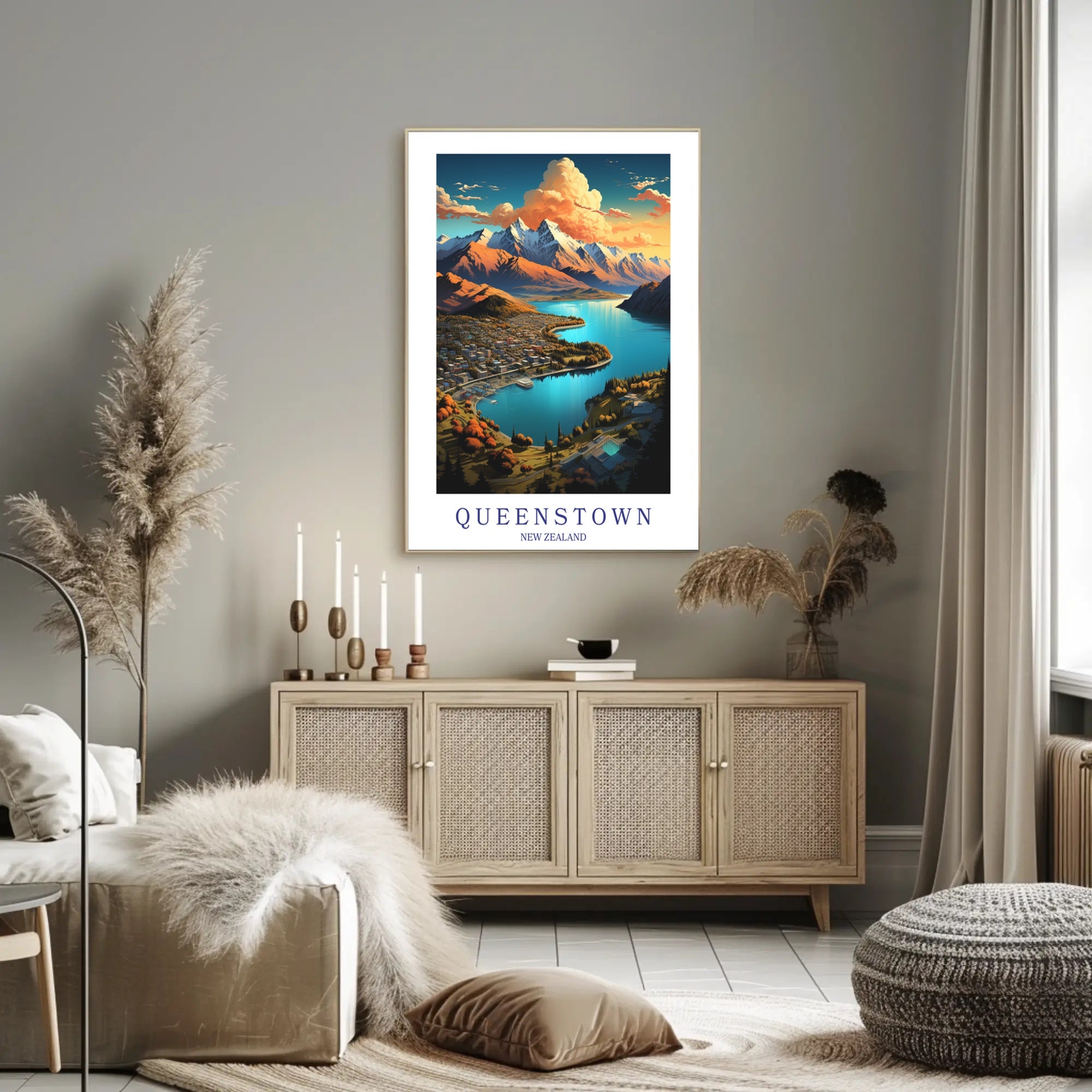 Scenic Queenstown Poster PosterGoat