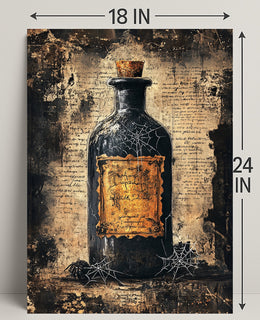 Vintage Potion Bottle Vintage Poster