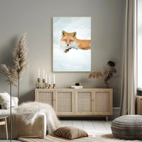 Winter Fox Serenity Poster