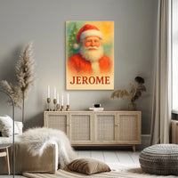 Christmas Cheer Santa Claus Holiday Magic Cultural Poster