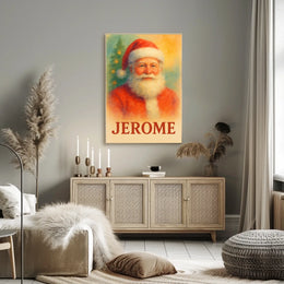 Christmas Cheer Santa Claus Holiday Magic Cultural Poster