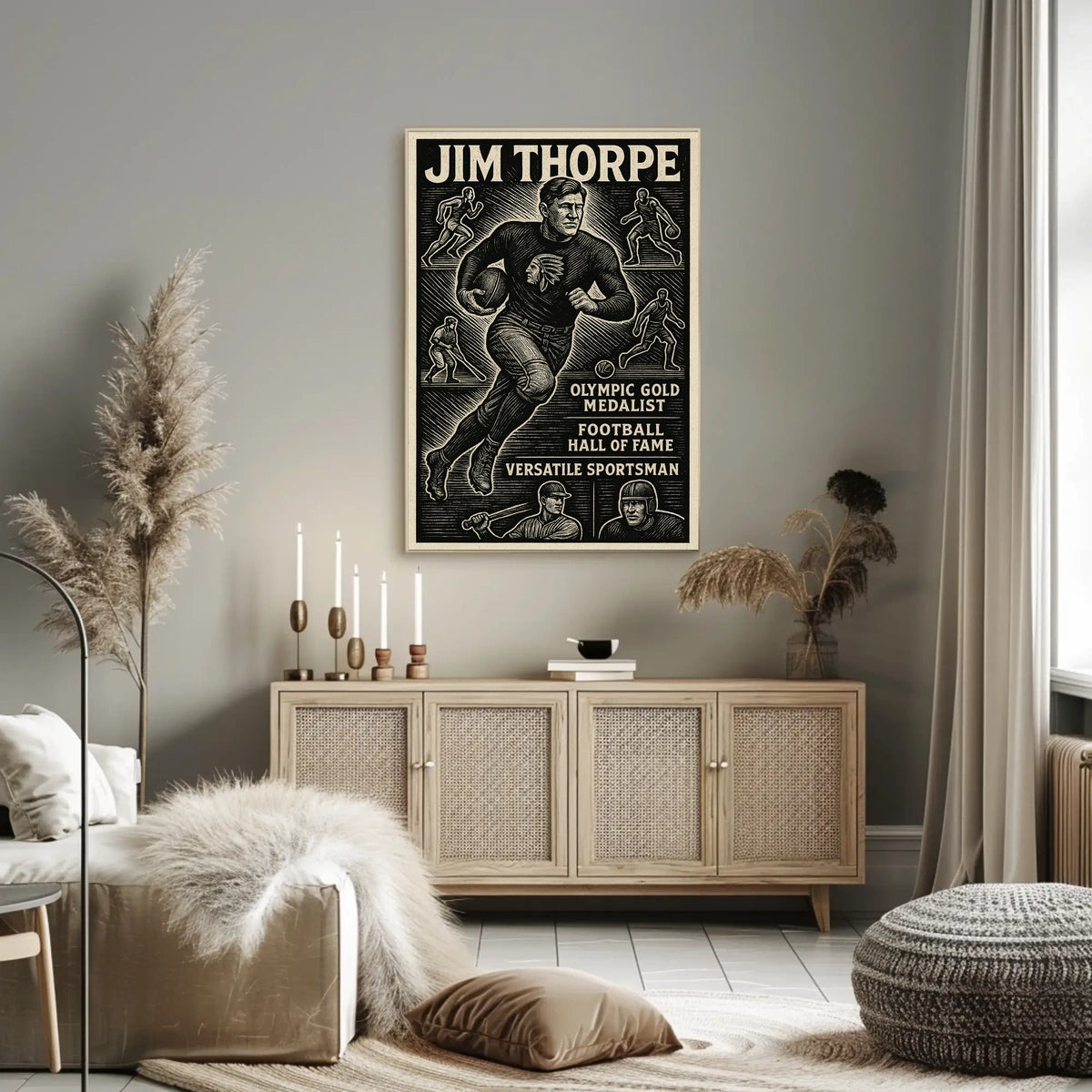 Legendary Athlete Celebration Poster