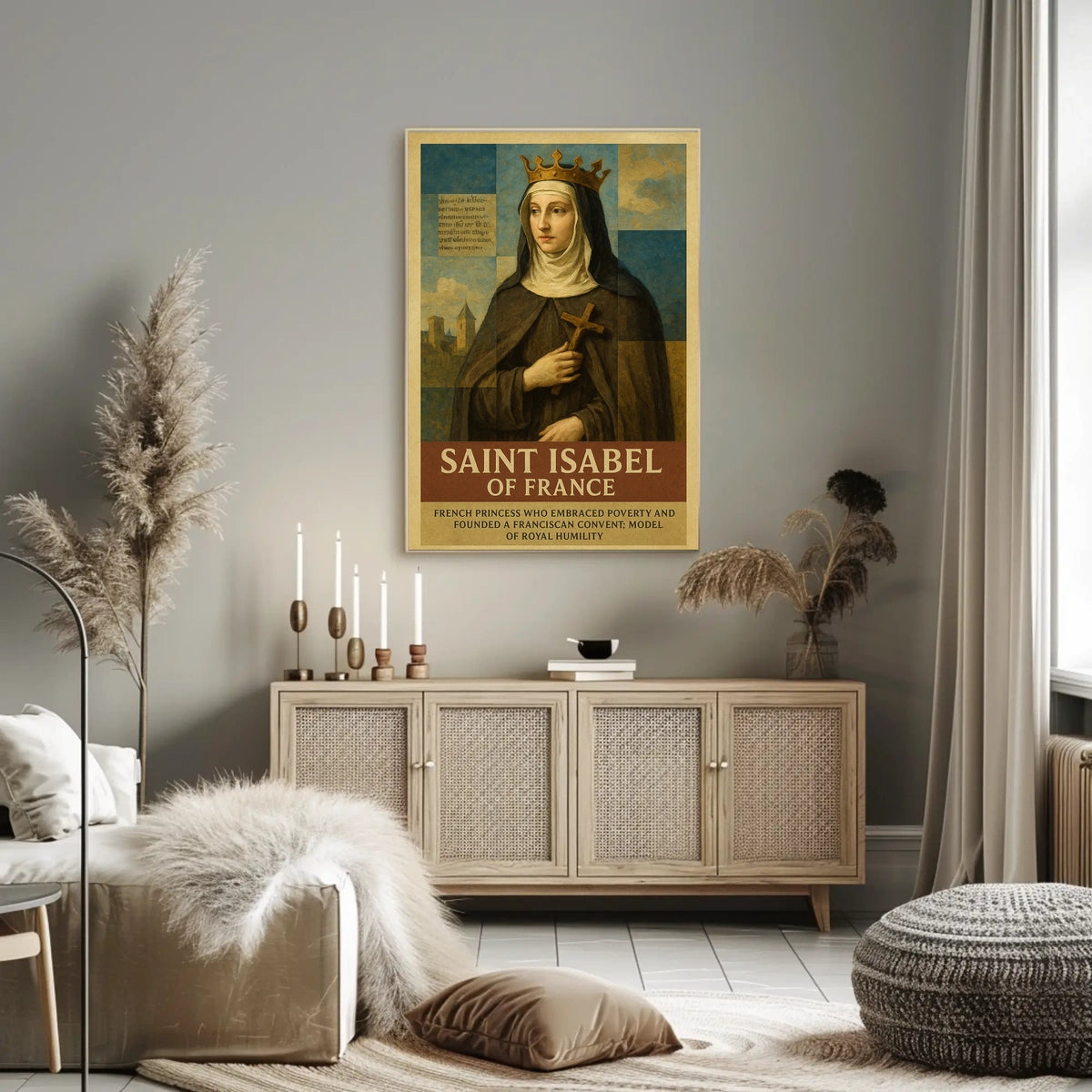 Saint Isabel Of France Poster