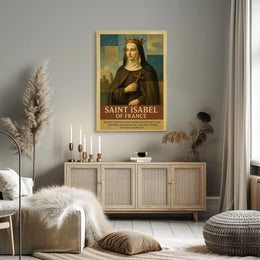 Saint Isabel Of France Poster