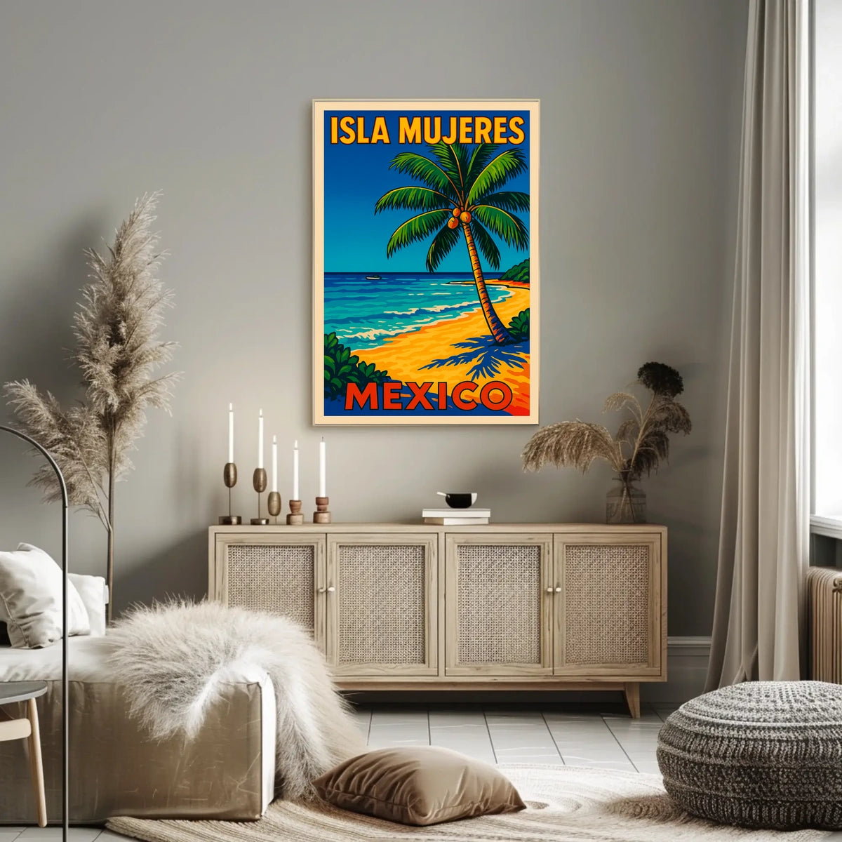 Isla Mujeres Travel Poster
