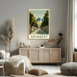Shymkent Architectural Splendor Poster
