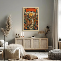 Enchanted Cityscape Poster