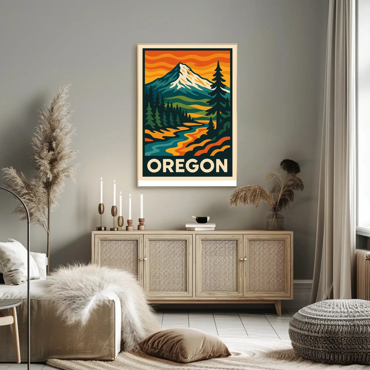 Oregon Landscape Poster