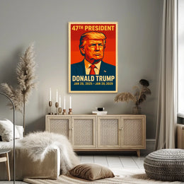 Donald Trump 47Th President Poster