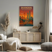 Shanghai The Fusion of Tradition and Innovation Poster