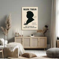 Mark Twain The Echoes of American Literature Poster