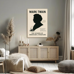 Mark Twain The Echoes of American Literature Poster