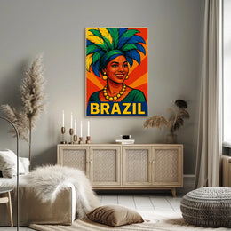 Vibrant Brazil Celebration Poster