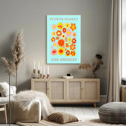 Los Angeles Flower Market Poster