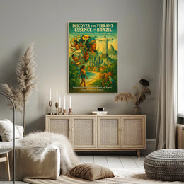 Brazil's Essence Captured: A Cultural or Heritage Poster