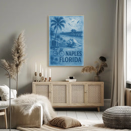 Naples Florida Coastal Serenity Poster For Home Decor