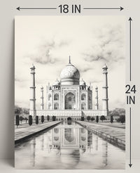 The Majestic Taj Mahal Poster