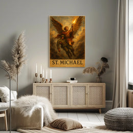 St. Michael Protector And Warrior Poster