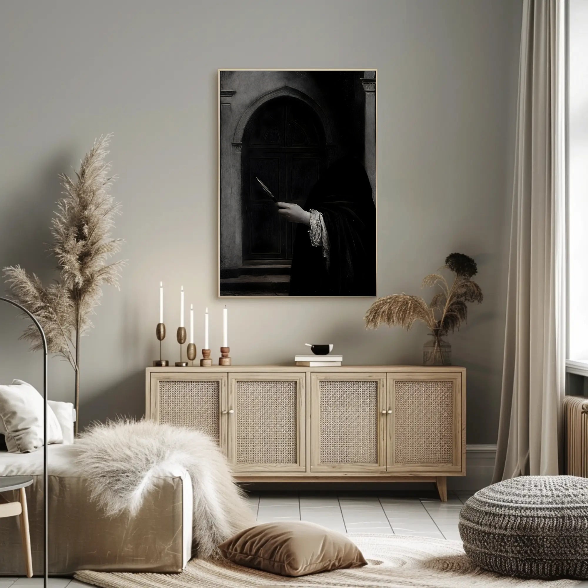 Cloaked Figure Gothic Suspense Fantasy or Mythology Poster PosterGoat