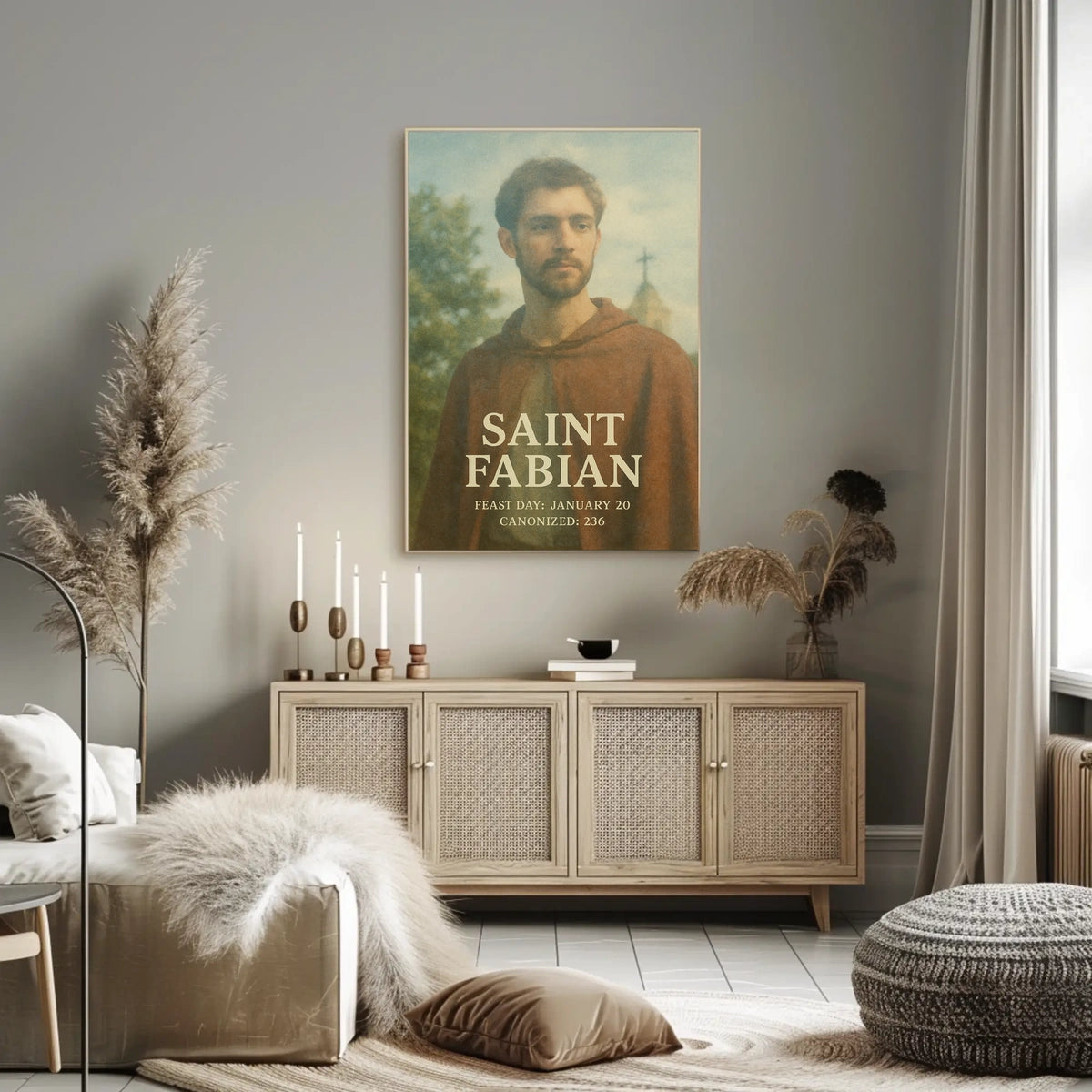 Saint Fabian Poster