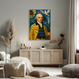 Historical Music Figure Vibrant Art Poster - Pop Culture Poster